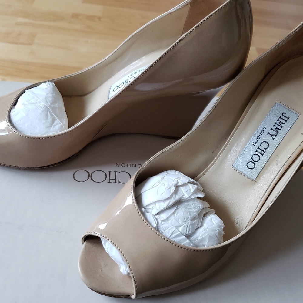 Jimmy Choo Patent Wedge
